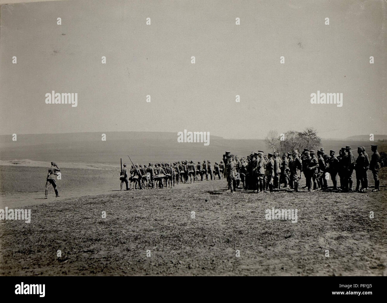 . Inspizierung 342 d.S.kais.Hoh.Prinz Oskar v.Preussen Narajow &AMP ; Kinowice BildID (15530417) Banque D'Images