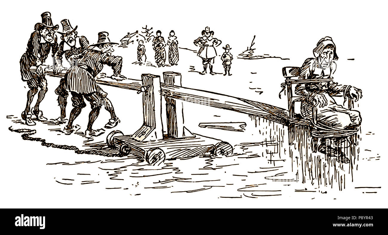 Président d'esquive avec roues de 1894 a été l'illustration à l'intention des femmes qui voudraient être immergé dans l'eau froide. Banque D'Images