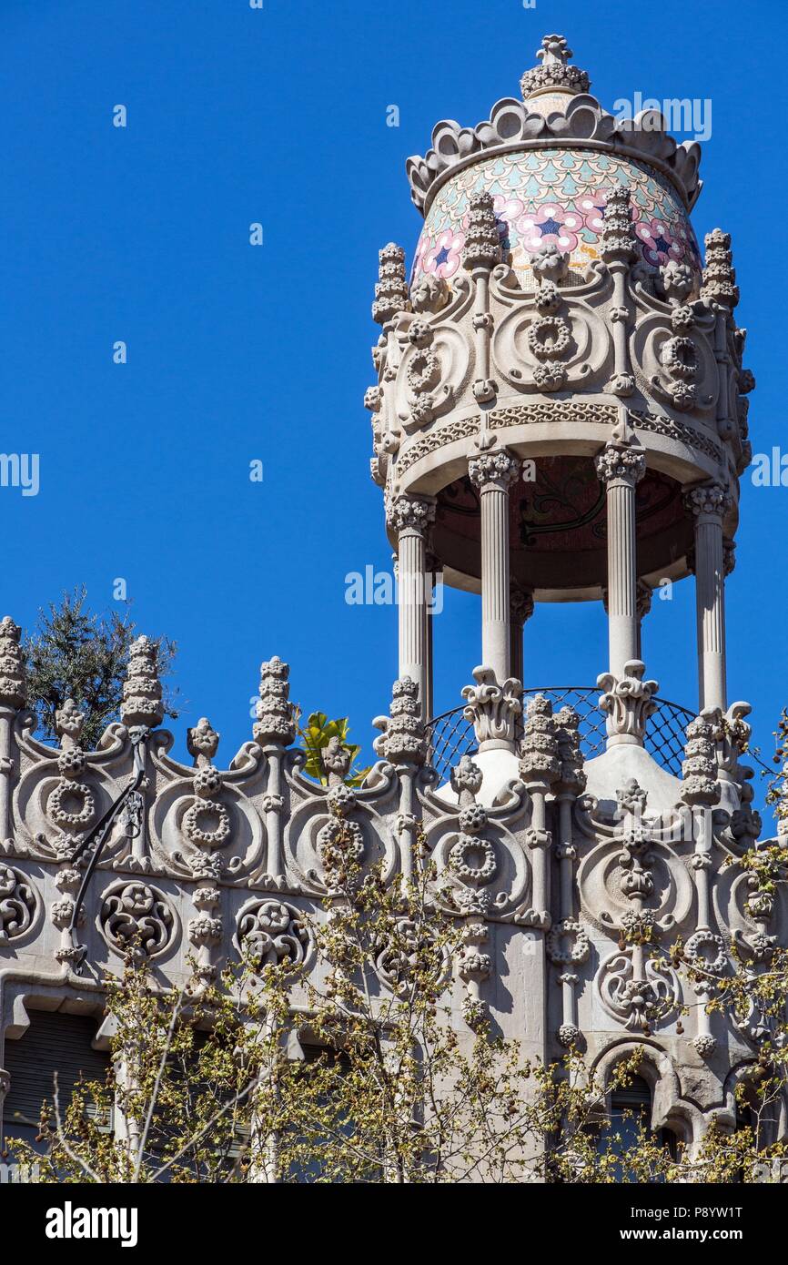 Ville de Barcelone, Catalogne, Espagne Banque D'Images