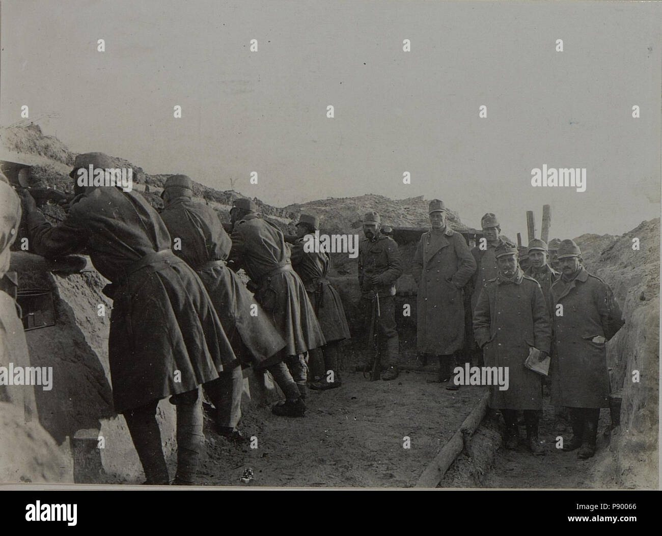 Dans Strellung Infanterieregiment 341 8 BEI Olyka, aufgenommen am 2. Jänner 1916 BildID (15455912) Banque D'Images