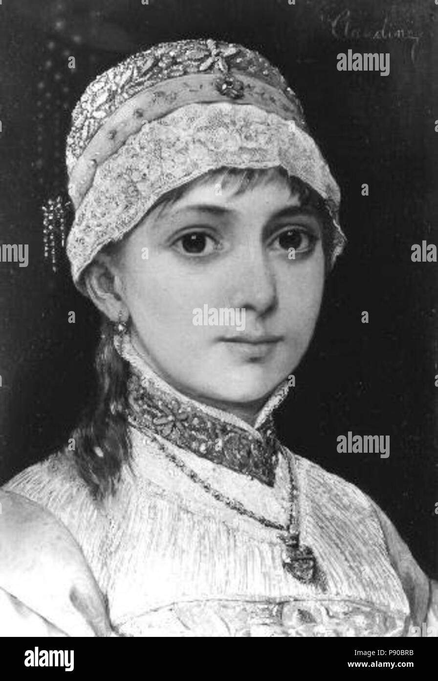 . 325 Knochel Hanus 1850-1927 - Claudine Banque D'Images