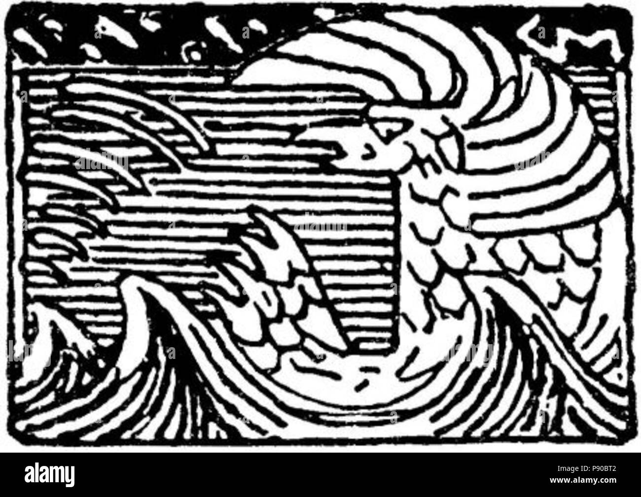 . Harald 325 Haarfagres - saga vignet 12 - G. Munthe Banque D'Images