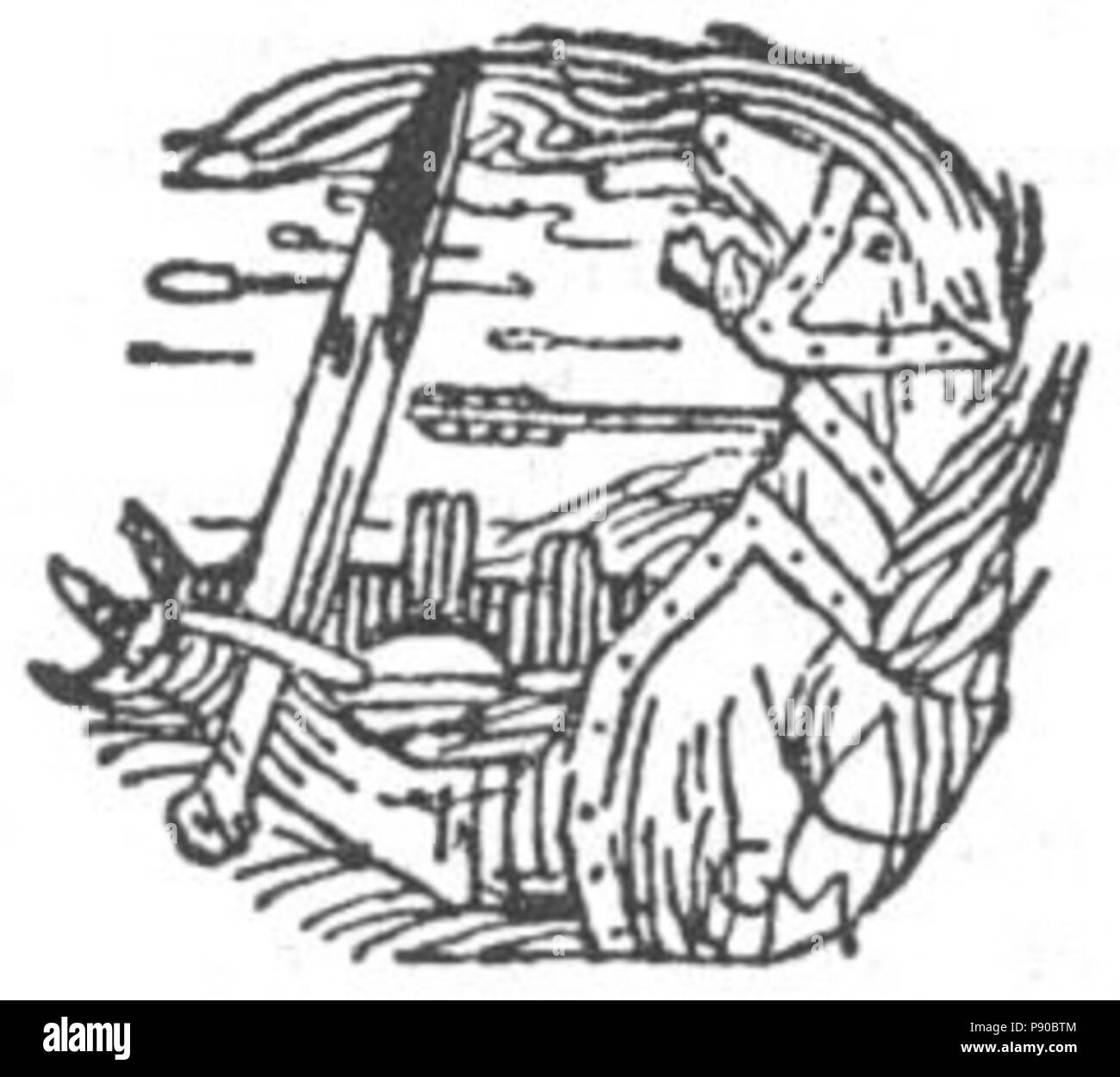 . Saga-Hardraades 325 Harald Vignet-G. Munthe Banque D'Images