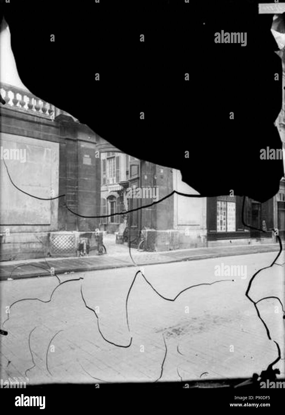 Hôtel 334 - Portail - Paris 06 - Médiathèque de l'architecture et du patrimoine - APMH00037890 Banque D'Images