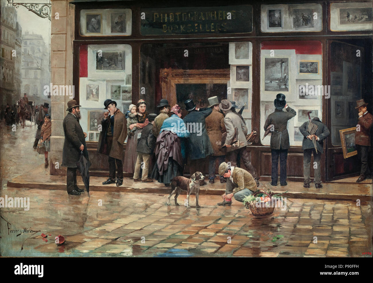 349 Joan Miró Ferrer - exposition publique d'une photo - Banque D'Images