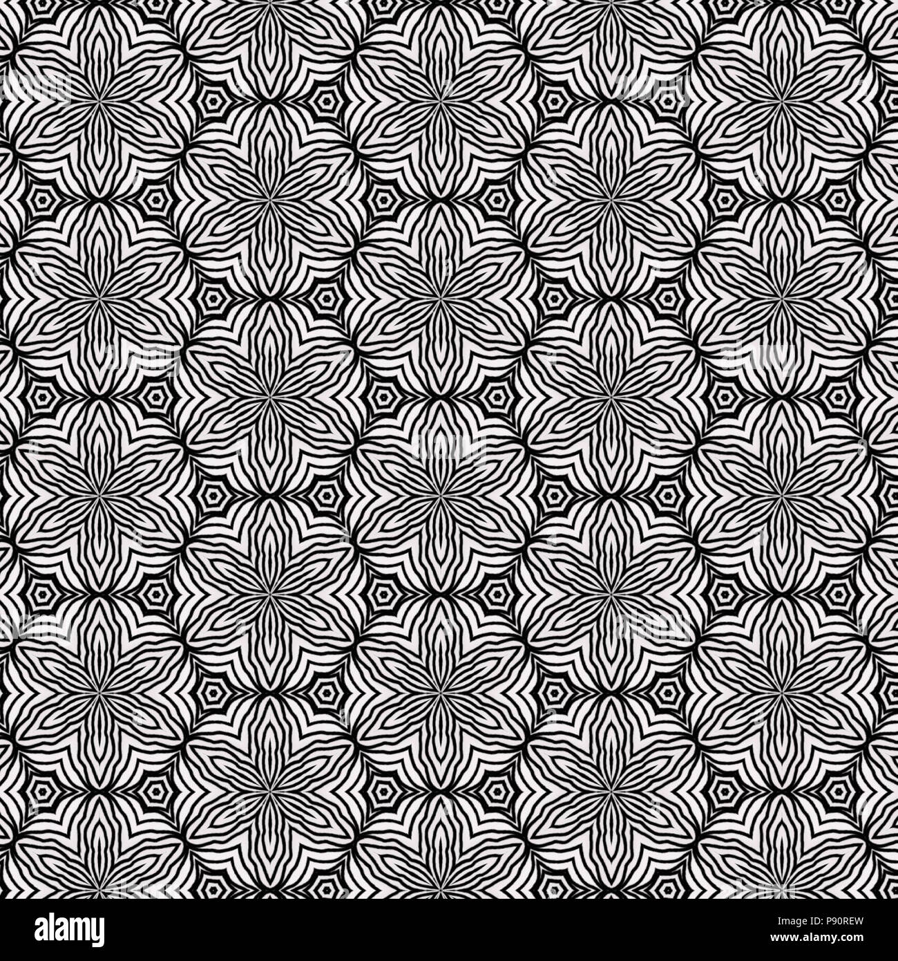 Pattern design moderne pour le tissu ou papier peint de l'intérieur. Banque D'Images