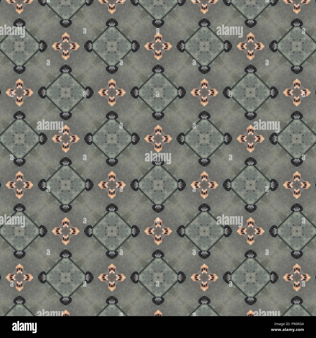 Pattern design moderne pour le tissu ou papier peint de l'intérieur. Banque D'Images
