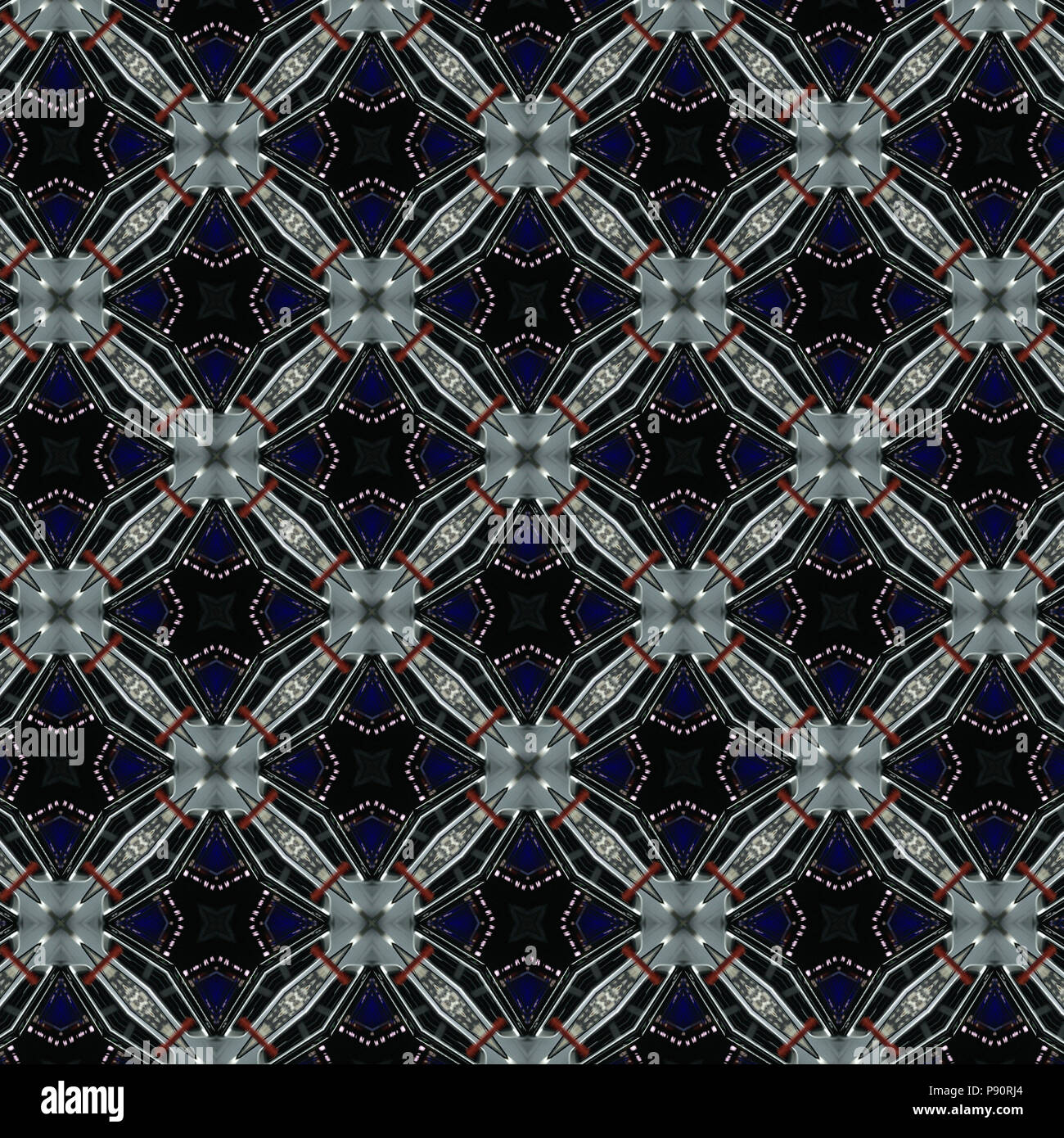 Pattern design moderne pour le tissu ou papier peint de l'intérieur. Banque D'Images