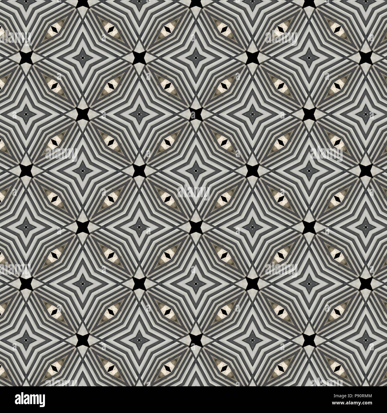 Pattern design moderne pour le tissu ou papier peint de l'intérieur. Banque D'Images