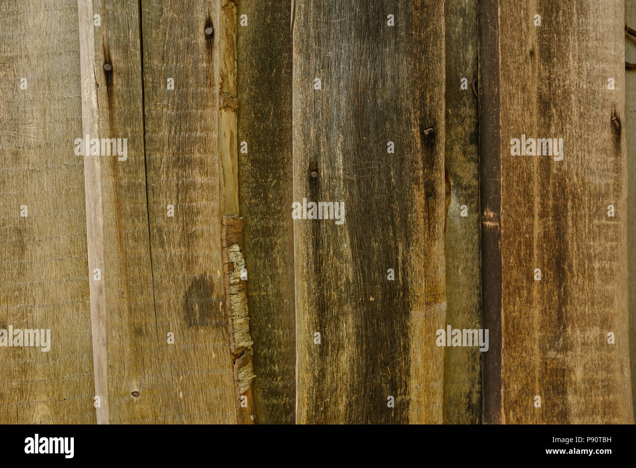 Couleur de fond en bois brun ou bandes de texture. Banque D'Images