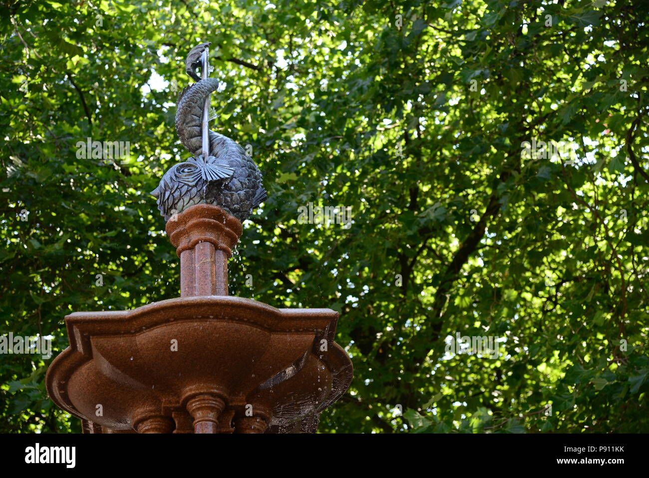 Victoria Jubilee Fountain, Manchester Banque D'Images