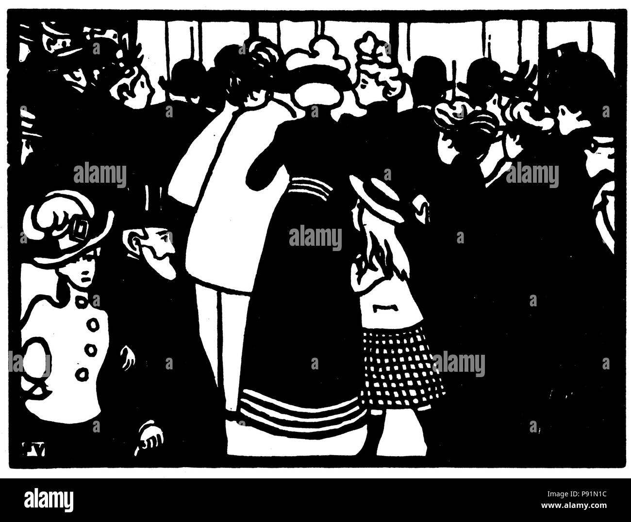 . 383 La-vitrine-de-lalique-1901 Banque D'Images