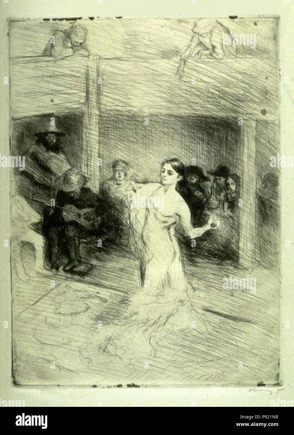 . 414 Max Slevogt Dancer 1904 Banque D'Images