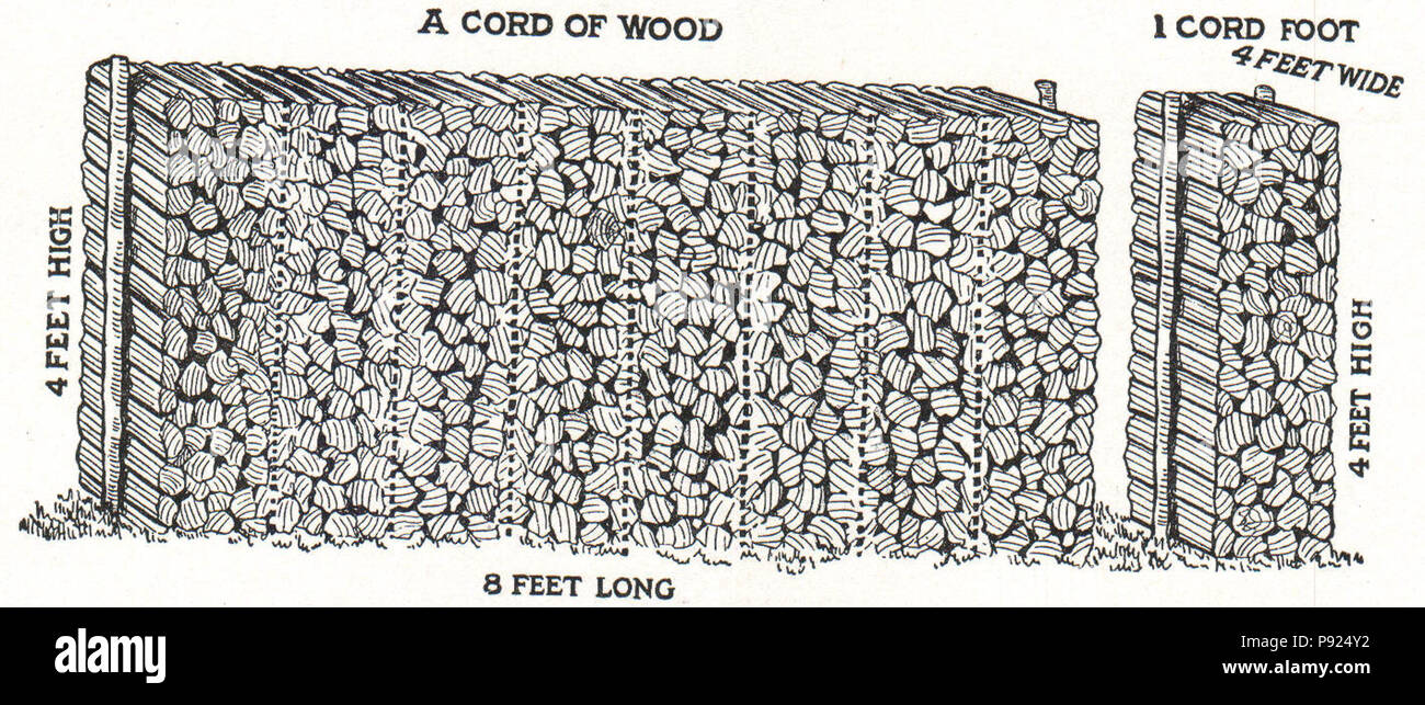 . 435 NSRW corde de bois Banque D'Images