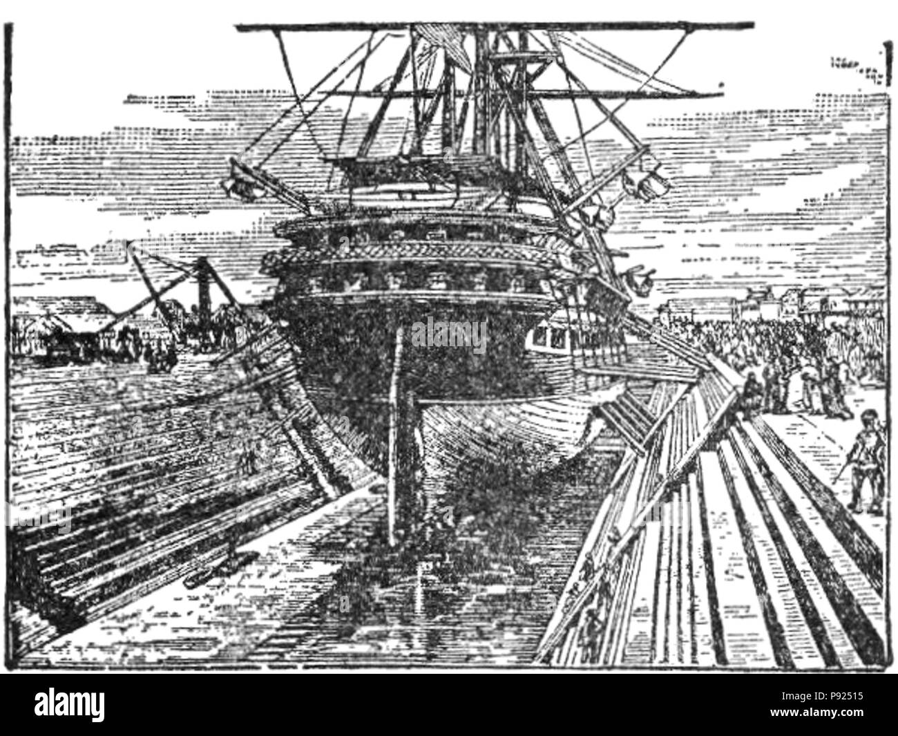 435 NSRW Dry Dock Banque D'Images