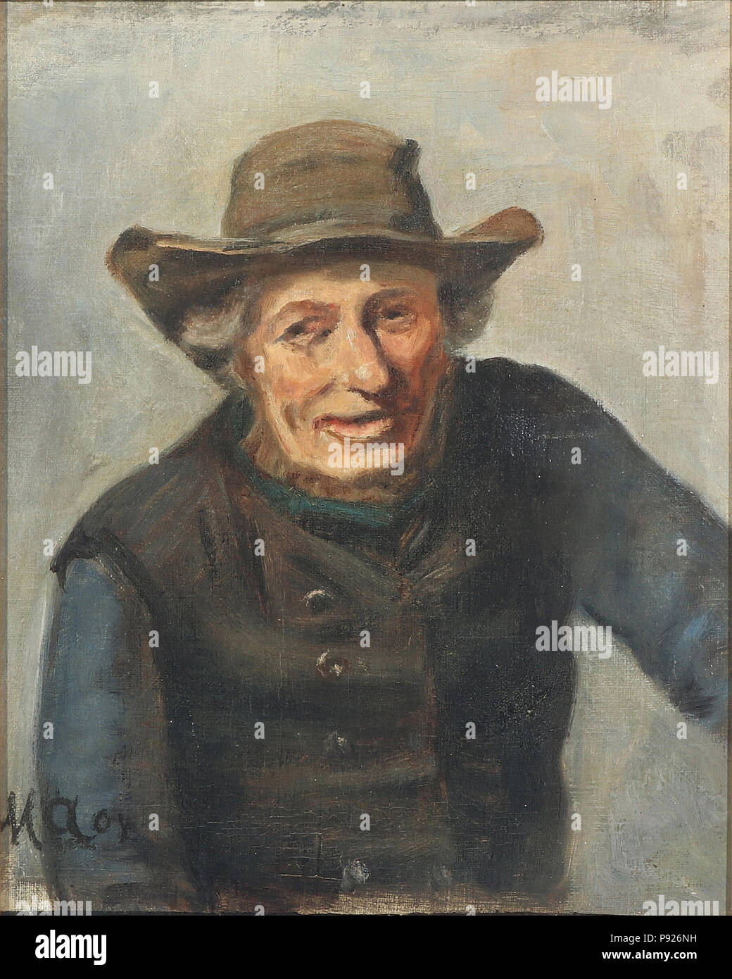 417 Michael Ancher - Fiskerportraet - 1904 Banque D'Images