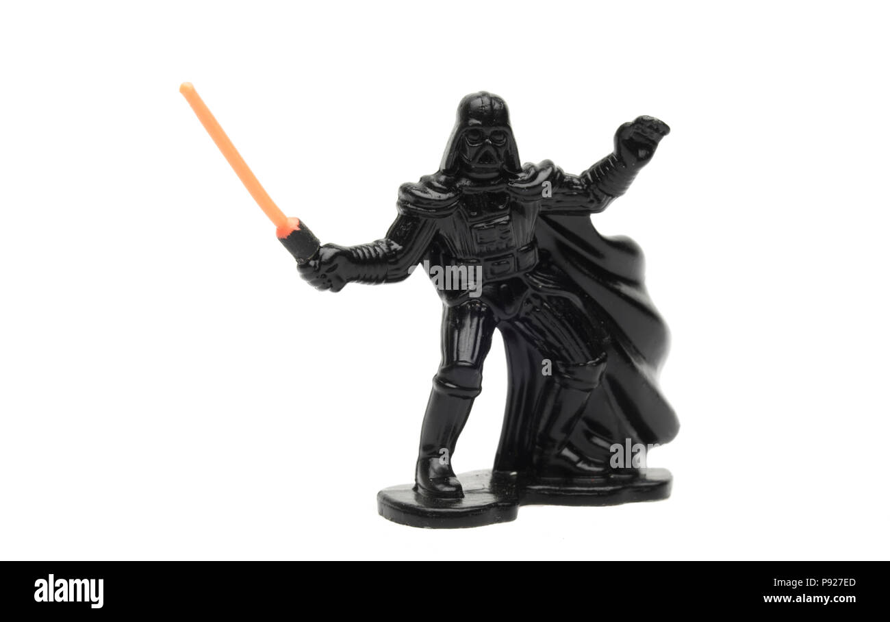 Star Wars Collection 1982 Micro BESPIN BRAS portique de jeu de Star Wars Empire Strikes Back Dark Vador et Luke Skywalker Banque D'Images