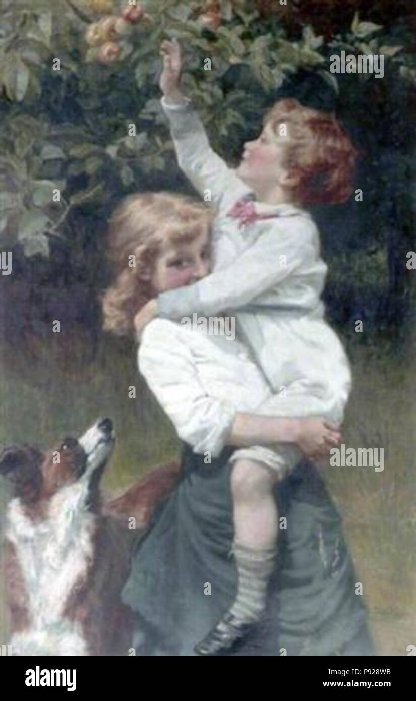 . 429 Morgan - Jardin-de-eden-1891 Banque D'Images