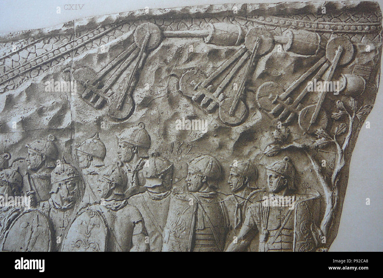 8085 Conrad Cichorius, reliefs, Traianssäule die der Tafel LXXXV (Ausschnitt 01) Banque D'Images