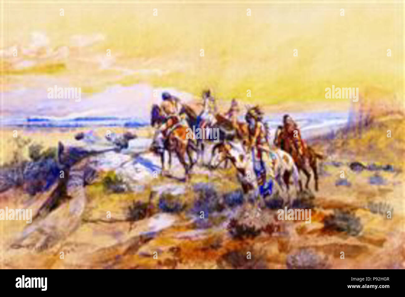 . 486 Russell - regarder-le-fer-L-1902 Banque D'Images