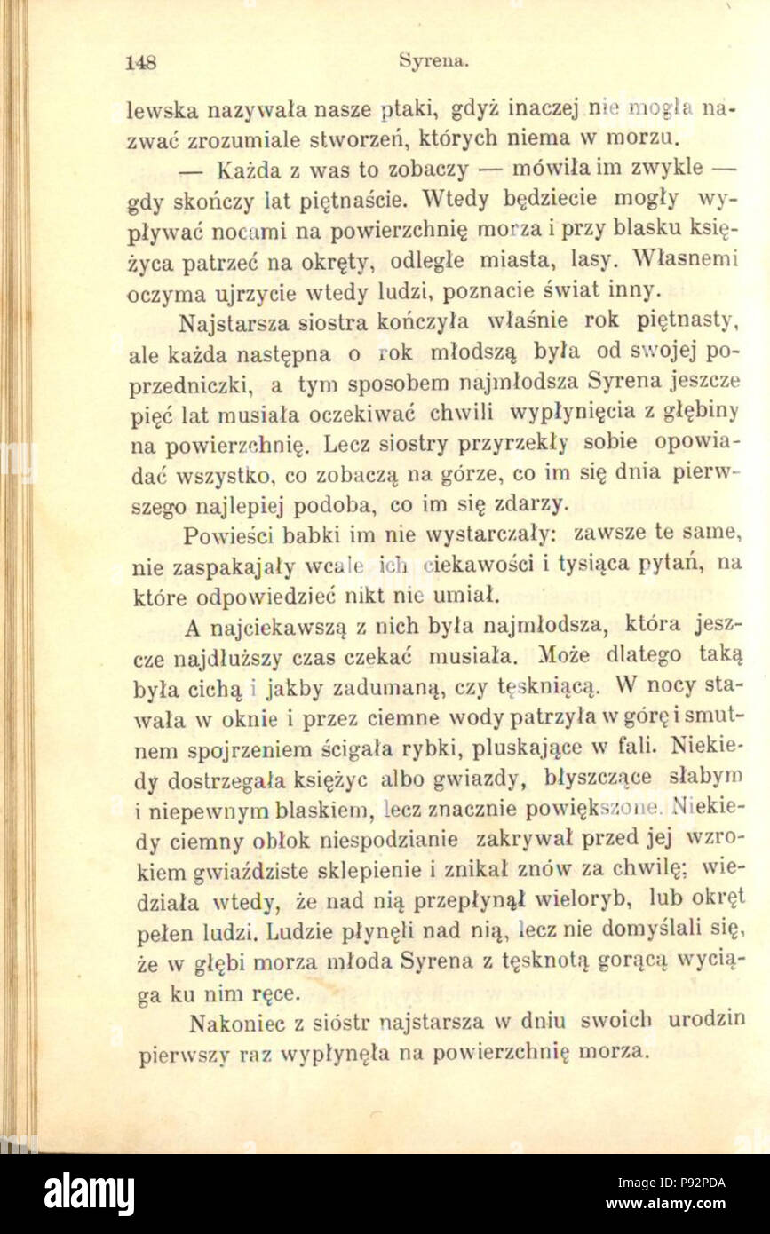 PL 460 Andersen-Baśnie Hans Christian (1899) 160 Banque D'Images