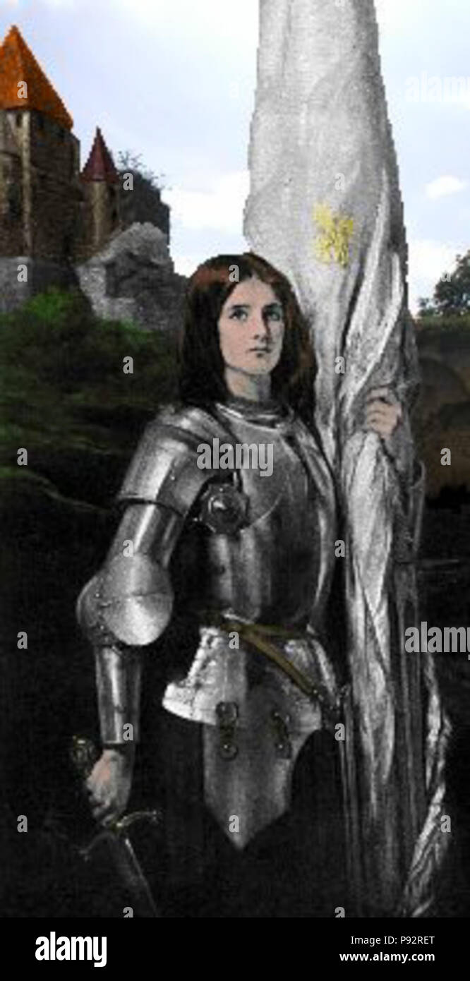 . Portrait 468 jeanne d'arc Banque D'Images