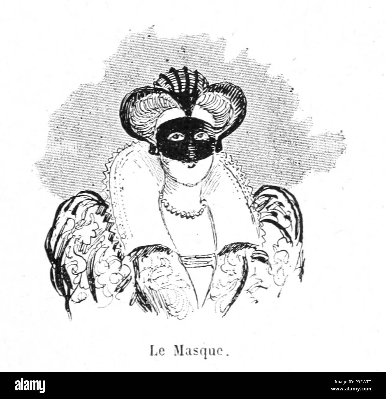 481 Robida - Mesdames nos aïeules (dix siècles d'élégances), 1891 0111 Banque D'Images