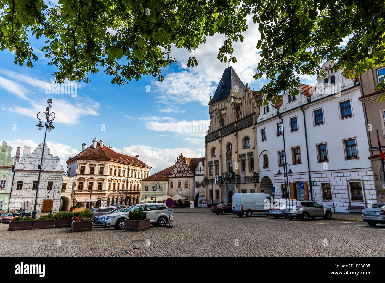 Tabor est une petite ville de Bohême du Sud, en République tchèque. Banque D'Images