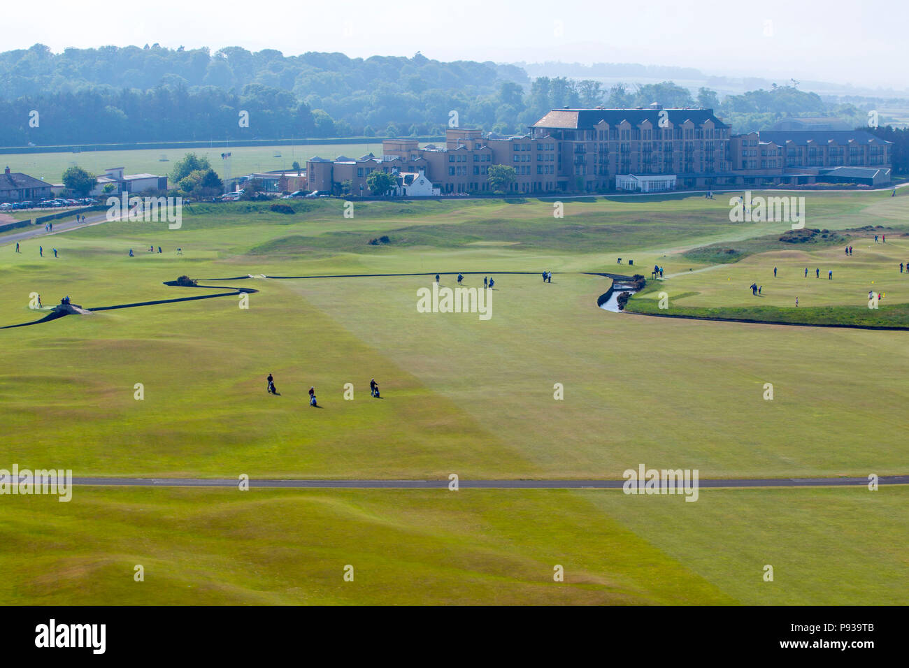 Voir St Andrews golf course Banque D'Images