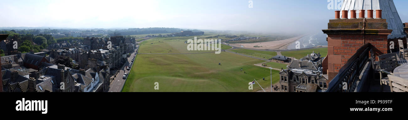 Voir St Andrews golf course Banque D'Images