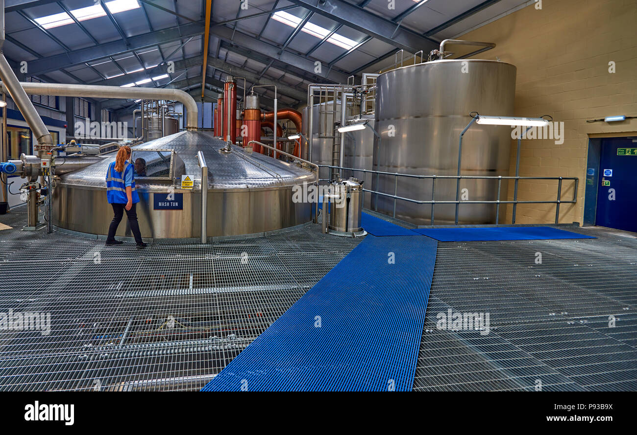 La Distillerie Glen Moray (SC18) Banque D'Images