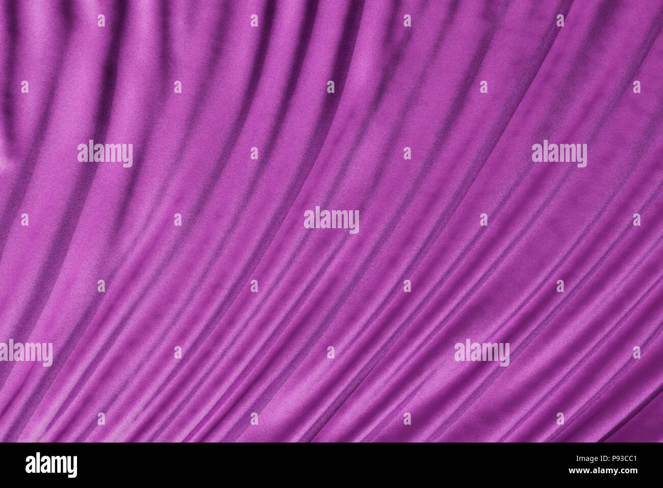 Plis de tissu pourpre. 3D render Banque D'Images