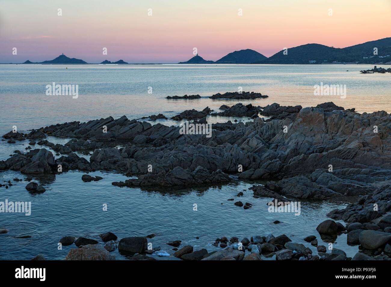 ILLUSTRATION DE LA CORSE DU SUD, (2A) FRANCE Banque D'Images