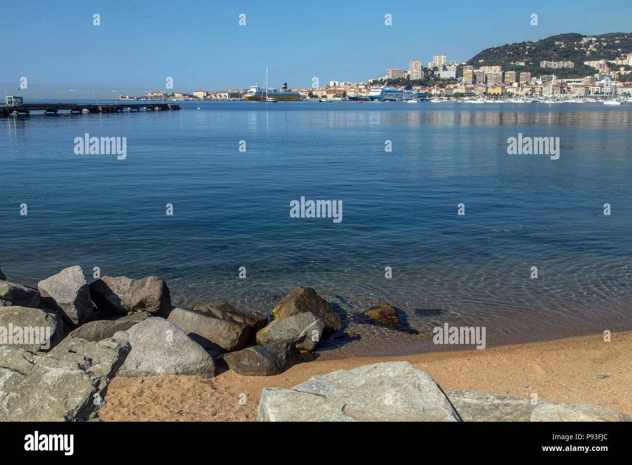 ILLUSTRATION DE LA CORSE DU SUD, (2A) FRANCE Banque D'Images