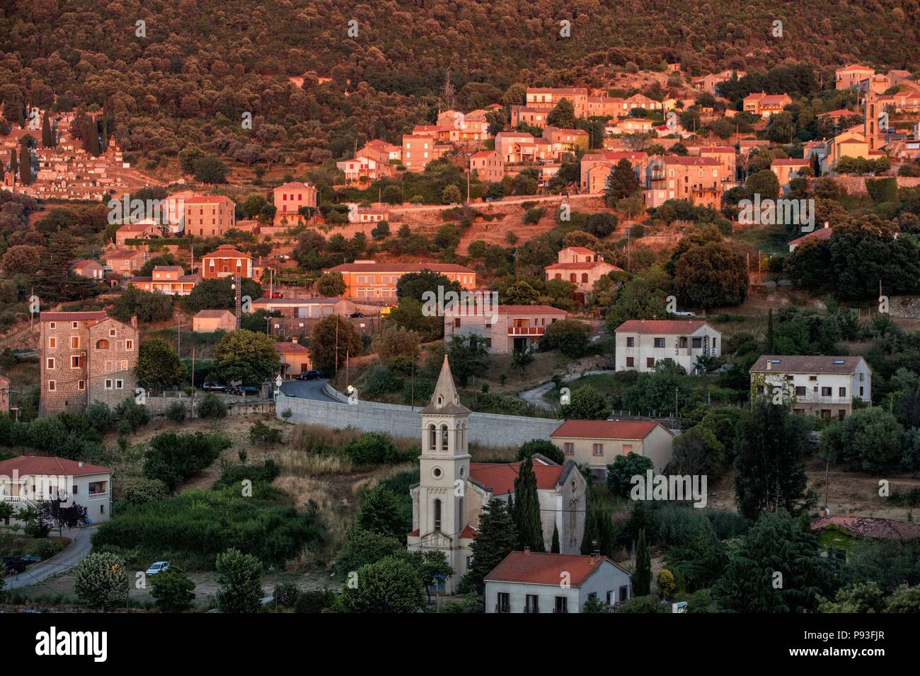 ILLUSTRATION DE LA CORSE DU SUD, (2A) FRANCE Banque D'Images