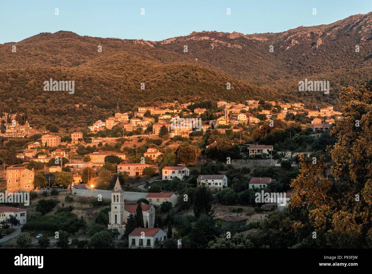ILLUSTRATION DE LA CORSE DU SUD, (2A) FRANCE Banque D'Images