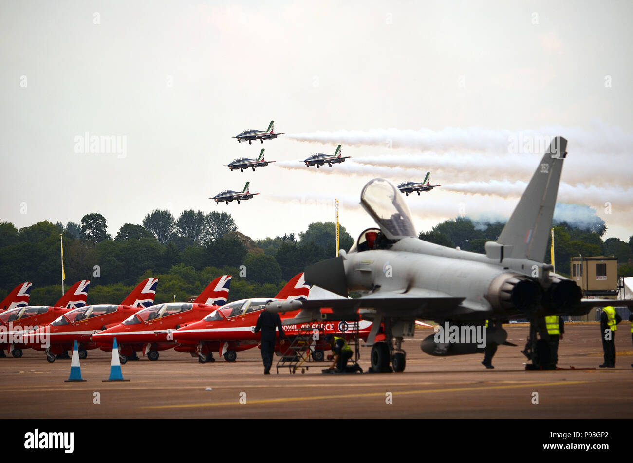 Le Royal International Air Tattoo, Horcott Hill, Fairford Banque D'Images