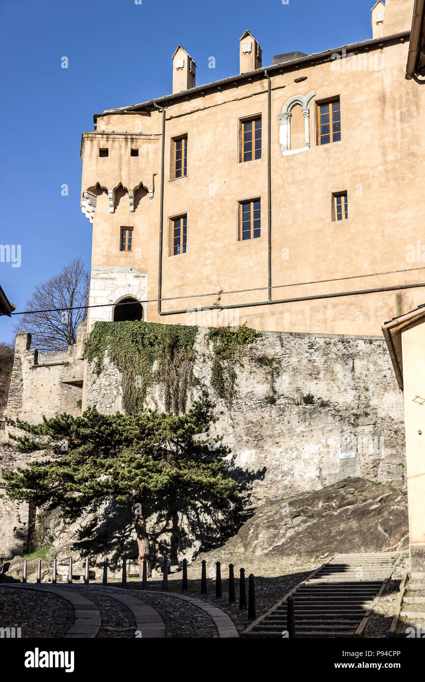 Le château de Susa en Valsusa valley Banque D'Images