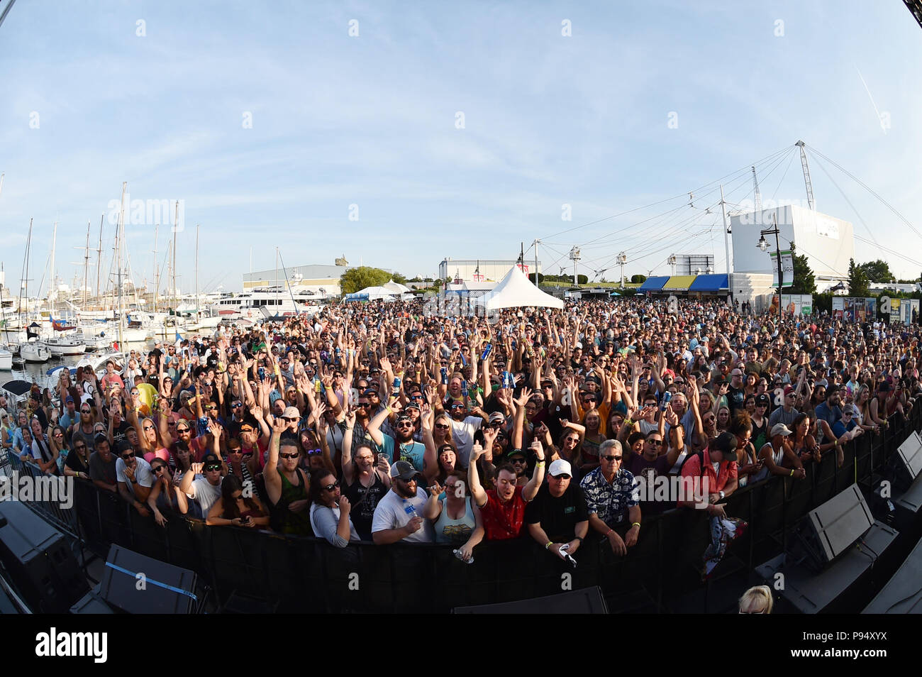 Portsmouth, Virginia, USA. Le 13 juillet, 2018. Apporte un peu de piment à l'Union reggae américain Bank and Trust Pavillion à Portsmouth (Virginie) le 13 juillet 2018. © Jeff Moore 2018 Crédit : Jeff Moore/ZUMA/Alamy Fil Live News Banque D'Images