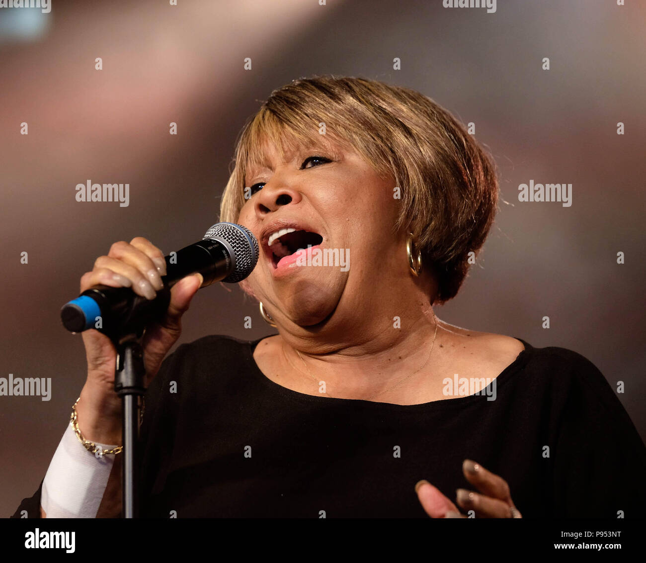 Cornbury Festival Jour 2 - 14 juillet 2018. Mavis Staples sur scène, Chadlington Estate, Oxfordshire, UK Banque D'Images