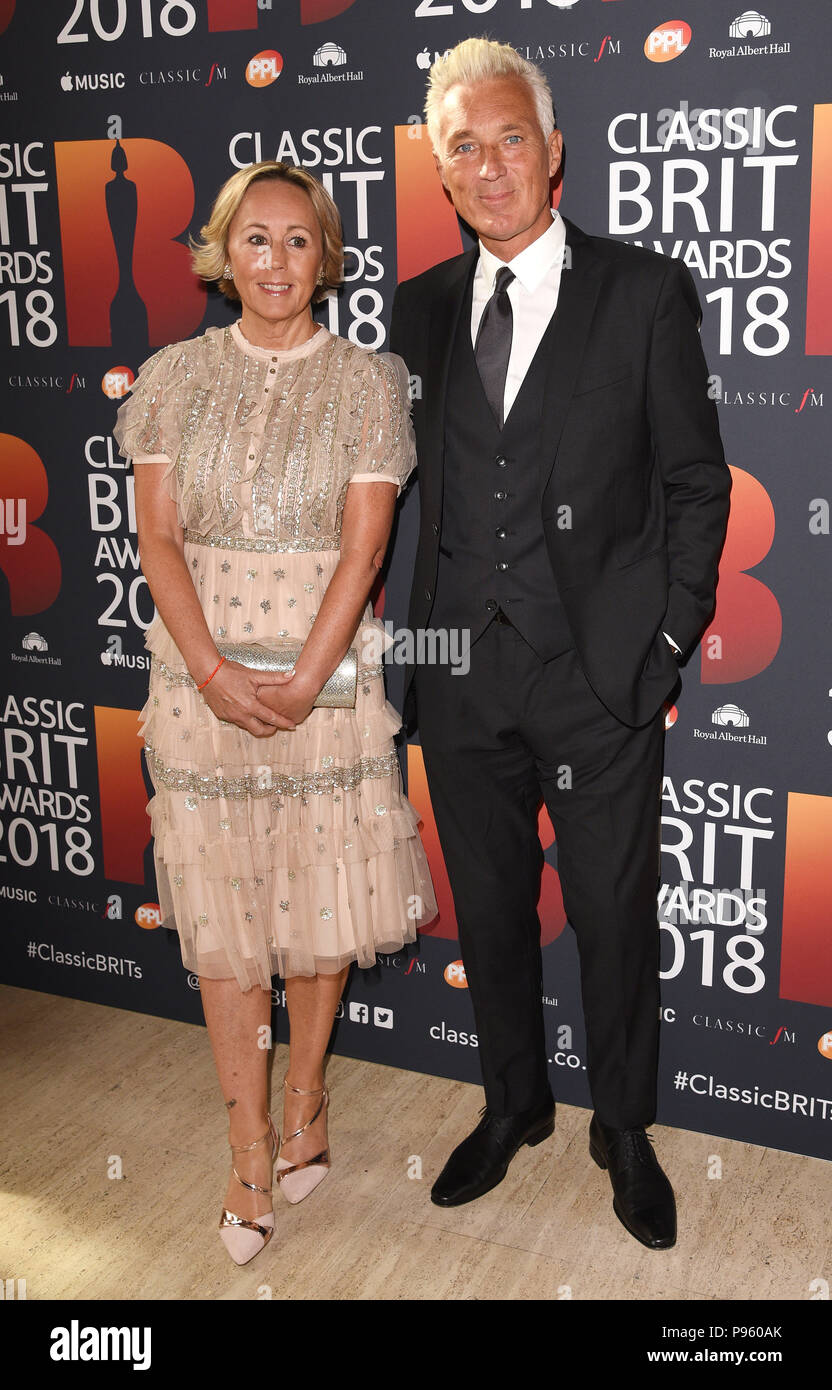 Classic BRIT Awards 2018 au Royal Albert Hall, Londres comprend : Shirlie Holliman, Martin Kemp Où : London, Royaume-Uni Quand : 13 juin 2018 Source : WENN.com Banque D'Images