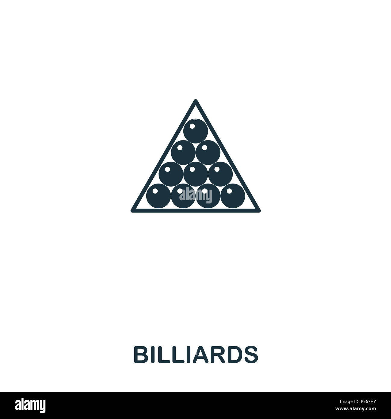 Billiards icon Banque de photographies et d'images à haute résolution -  Alamy