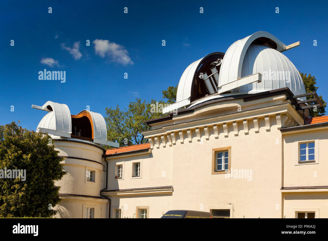 L'observatoire Štefánik à Prague Petřín, La colline de Petrin, à Prague Banque D'Images