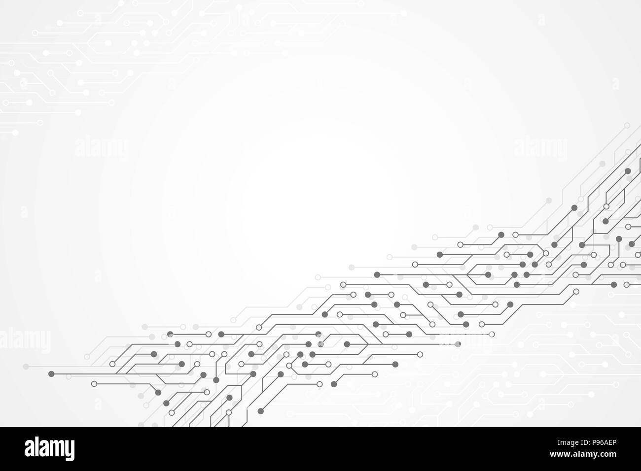 Résumé Contexte La technologie de circuit avec la texture. Carte mère électronique conception graphique. L'ingénierie et de communication concept. Vector illustration. Illustration de Vecteur
