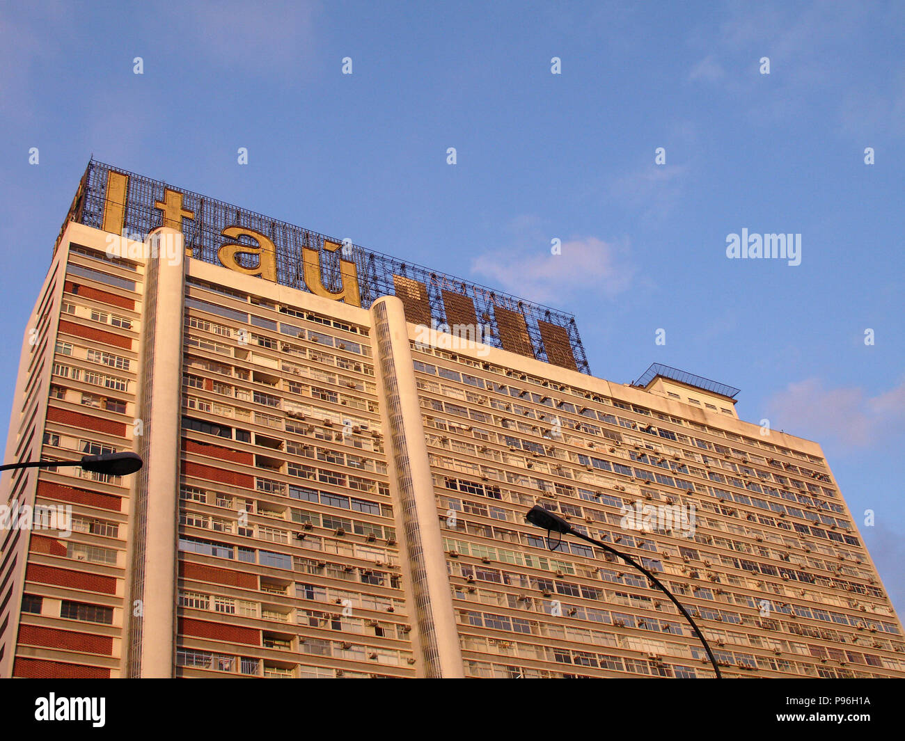 Nacional, bâtiment de l'Avenue Paulista, Sao Paulo, Brésil Banque D'Images