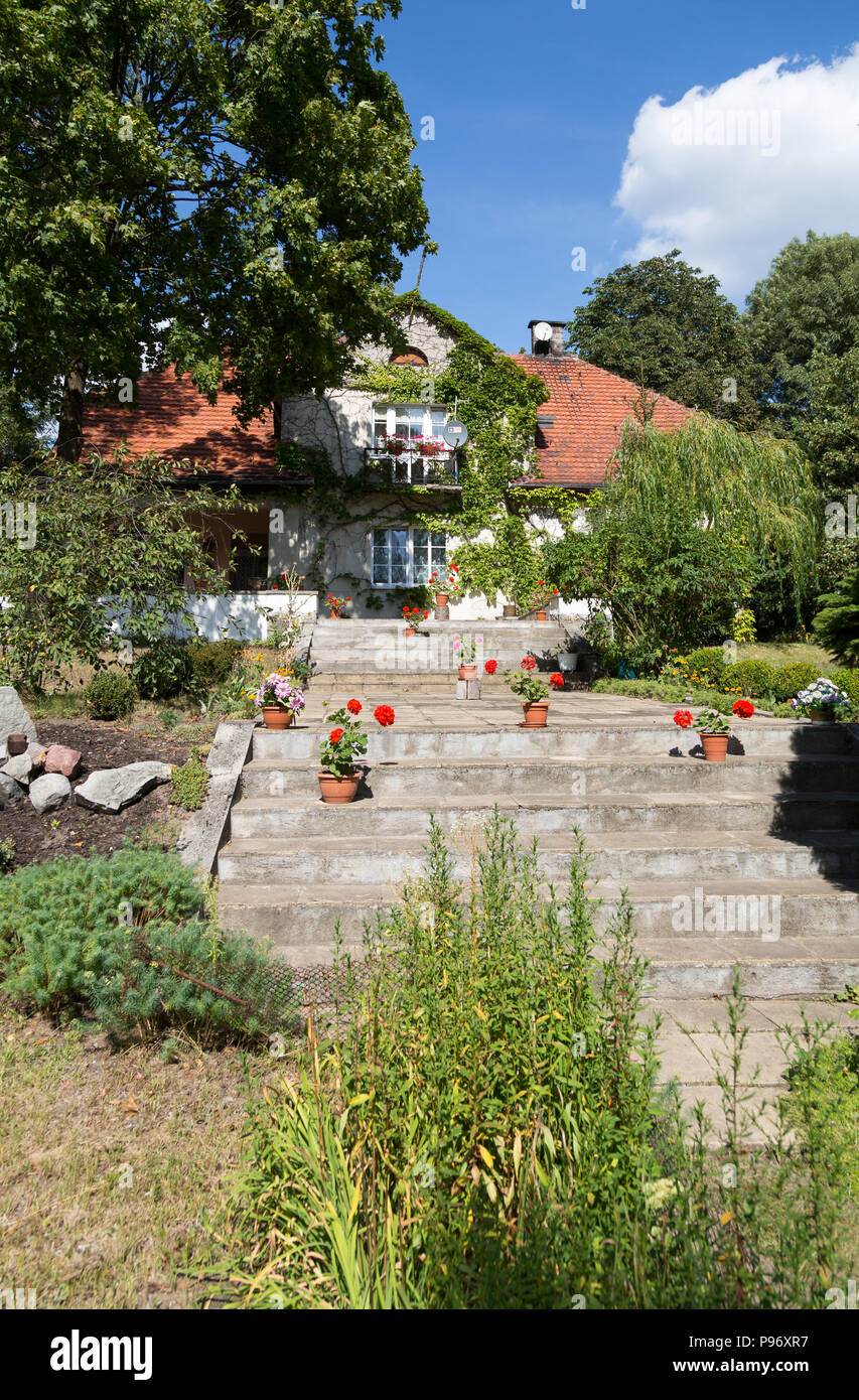 La Pologne, la Poméranie, Musée mémorial du camp de concentration de Stutthof Banque D'Images