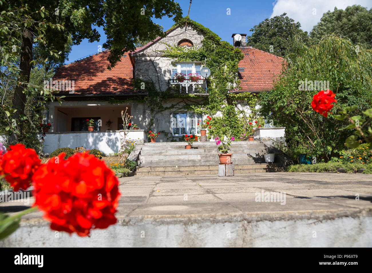 La Pologne, la Poméranie, Musée mémorial du camp de concentration de Stutthof Banque D'Images