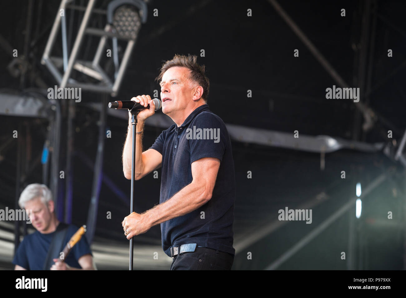 Deacon Blue effectuer au 2018 Cornbury Festival, Chadlington, Oxfordshire le 15 juillet 2018. Crédit : John Lambeth/Alamy Live News Banque D'Images