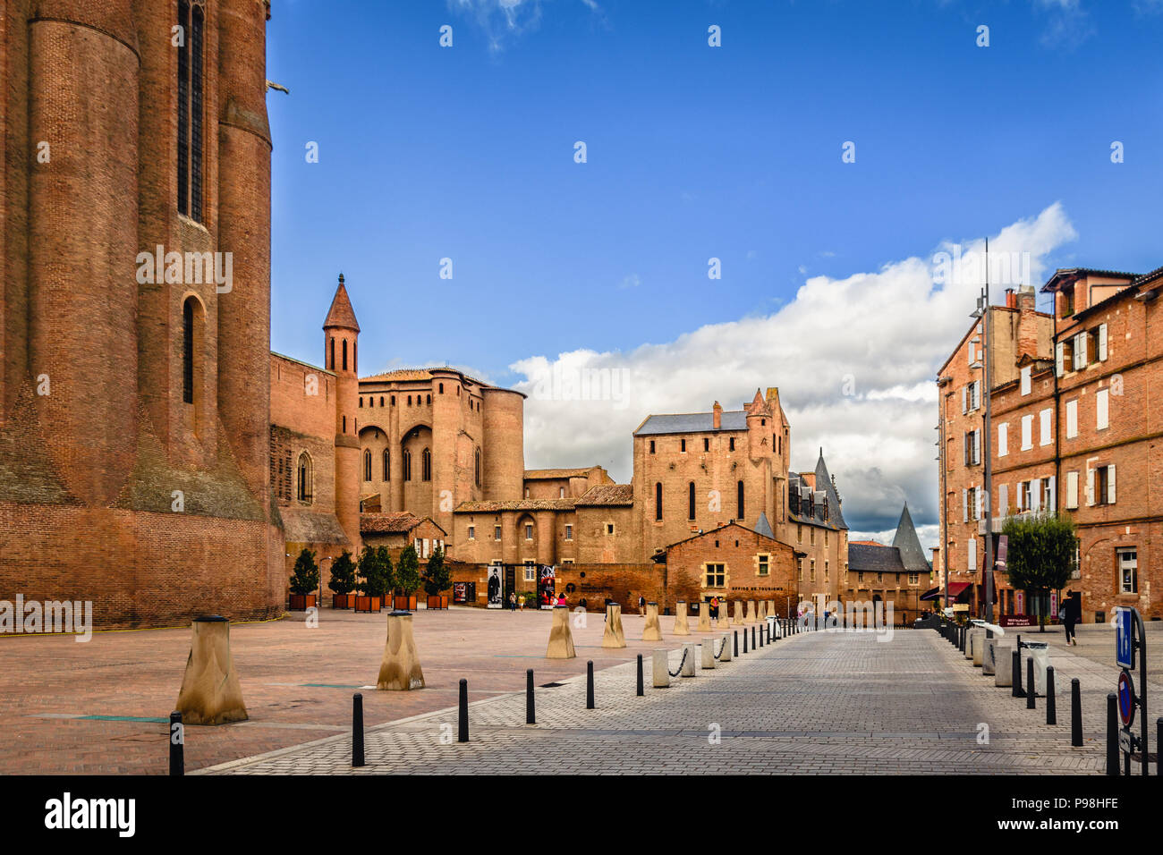 Place Sainte-cécile, Albi, France Banque D'Images