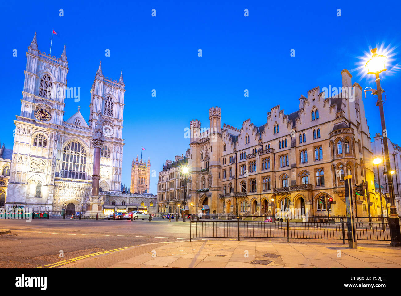 Vue sur la rue de Londres, Royaume-Uni Banque D'Images